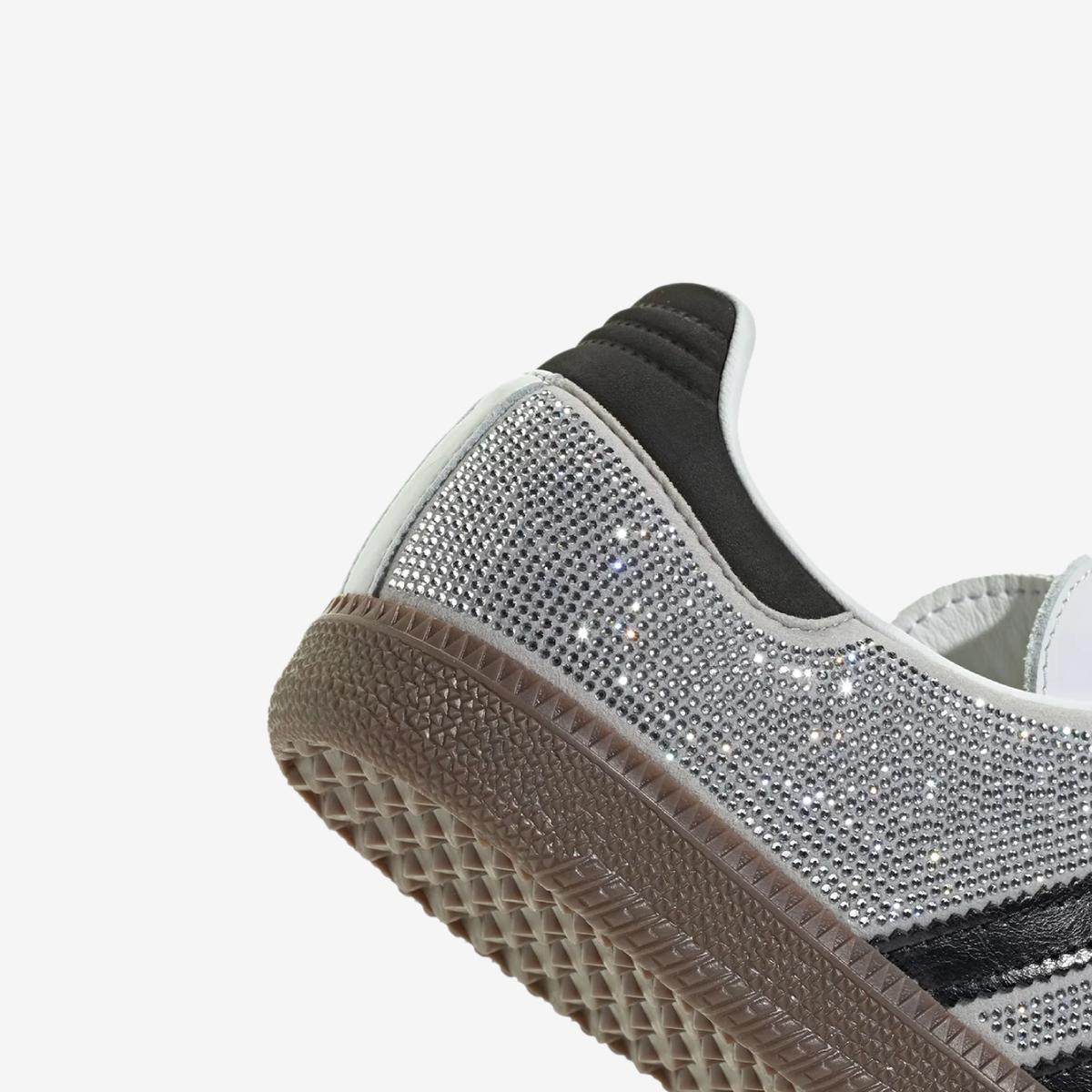 SAMBA OG "RHINESTONE" - Silver / White