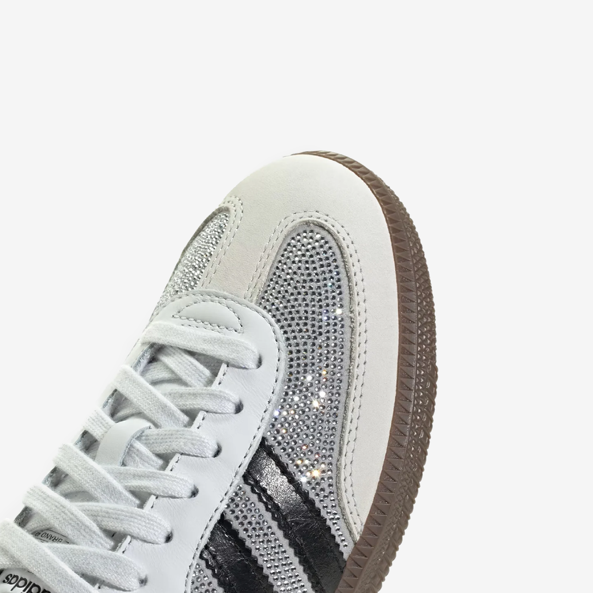 SAMBA OG "RHINESTONE" - Silver / White