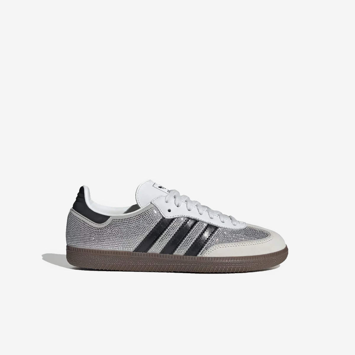 SAMBA OG "RHINESTONE" - Silver / White